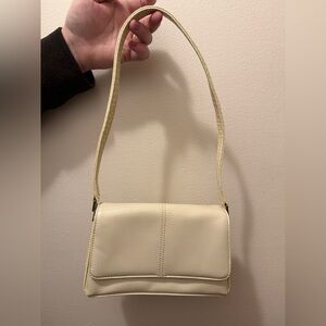Vintage Butter Yellow Shoulder Bag